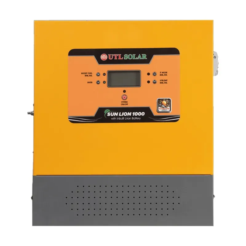 UTL Sun Lion 1000 (Inbuilt Battery) Solar Inverter 800VA 12.8 V For Home, Office & Shops