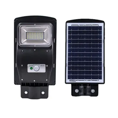 60 W Solar Led Street Light, 6 W Solar Panel With Beam-Angle Motion Sensor And Remote Control (Weight 1.05 kg)