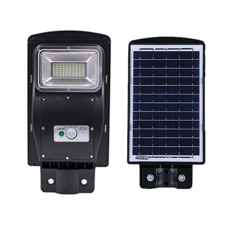 60 W Solar Led Street Light, 6 W Solar Panel With Beam-Angle Motion Sensor And Remote Control (Weight 1.05 kg)