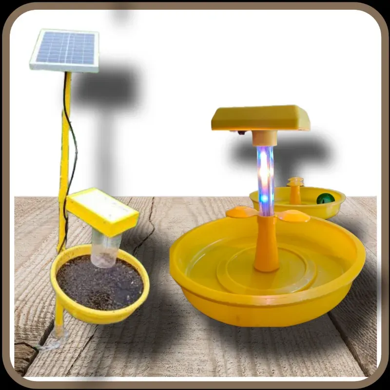 SK AGROTECH Mini Solar Light Insect Pheromone Trap, Suitable for Home, Garden, Agricultural Field, etc (Pack-1 piece)