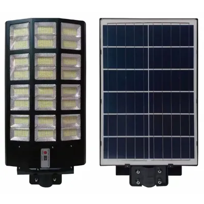 400 W Solar Led Street Light, 28 W Solar Panel With Beam-Angle Motion Sensor And Remote Control