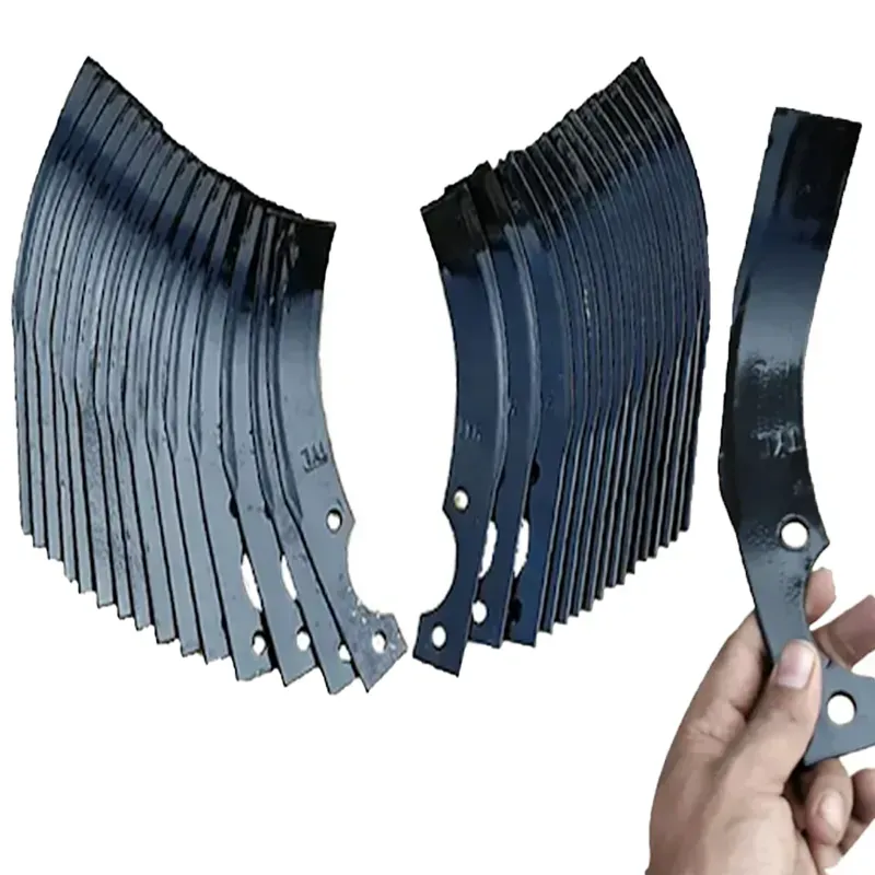 Heavy Duty 24 Pcs Mild Steel Wet Land Blade For Power Tiller