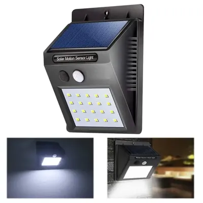 Solar Universe India 20 L WL, 20 LED Motion Sensor Wall Light with Waterproof Protection Solar Spotlight for Outdoor Use
