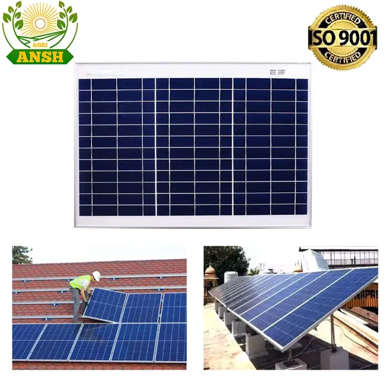 AGRIANSH 40 W Solar Panel of 18.15 Voltage for Industrial, Agricultural and Home Usage
