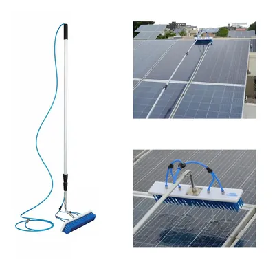 6 m Solar Panel Cleaning Brush With 6 m Telescopic Pipe & 8 mm PU Pipe