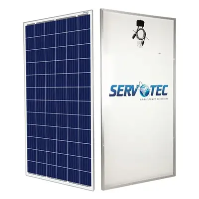 Servotech 165 W 12 V Polycrystalline High-Efficiency Solar Panel for Home, Office & Lawn