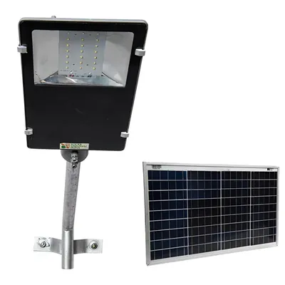 Solar Universe India 24 W Semi Integrated Solar Streetlight with Inbuilt Lithium Ion Battery & External Solar Panel Designed For Efficient Outdoor Lighting