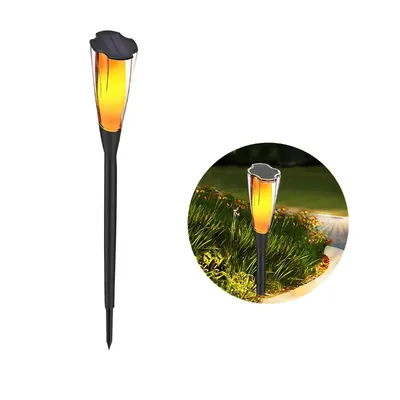 Giga Watts GW-238 Solar Torch Light with 800mAh Ni-MH Battery for Garden Patio Pathway Decor
