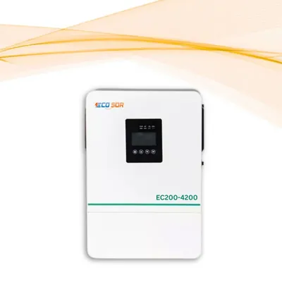 ECOSOR 3.6 kW 24 V Hybrid Solar Inverter 5000 W PV 500 V Input 97.5% Efficiency for Home Power Backup