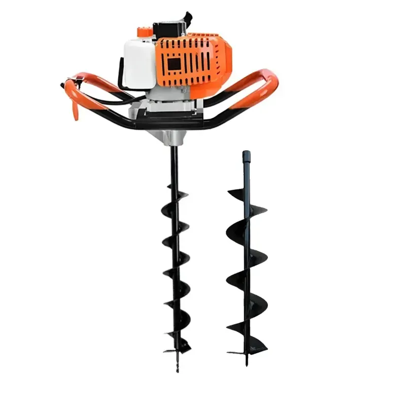 SPRAYMAN 52 CC Petrol Earth Auger with 4 & 6 Inch Bits, Dual Bit Post Hole Digger SEA-5500