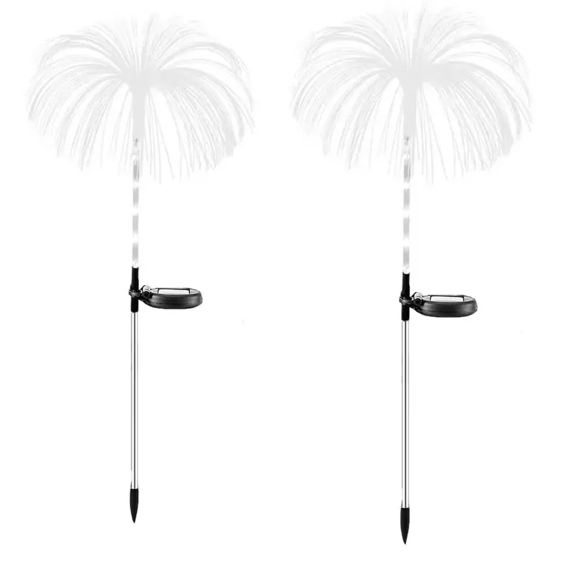 Giga Watts Jellyfish Solar Garden Light Multicolor Lamp for Balcony Lawn Outdoor, Backyards, Pathways & Driveway (Pack of 2)