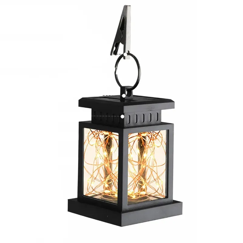 Giga Watts GW-512 30 LED Solar Lantern String Light with 2 V Panel 600mAh Ni-MH Battery Outdoor Garden Lawn (Warm White)