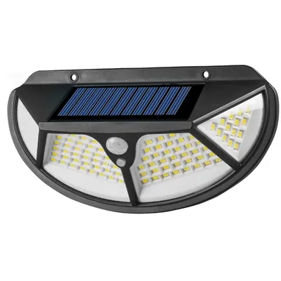 Giga Watts GW-603 Solar Wall Light 102 LED Night Lamp Wireless Fixture for Home Outdoor, Garden, Porch & Yard Decoration