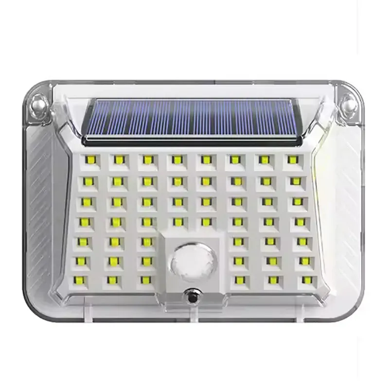 Giga Watts GW-606 90 LED Solar Wall Light Motion Sensor with 800mAh Battery IP44 Rating for Garden, Lawn & Outdoor (White)