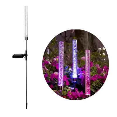 Giga Watts GW-908 Solar Outdoor Garden LED Light Tube-Light with 2 V Panel & 600 mAh Battery for Pathway, Patio, Yard