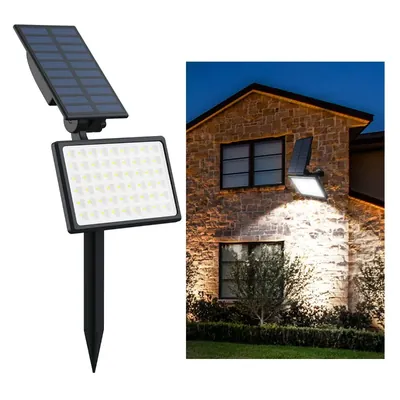 Giga Watts GW-707 Solar Light 54 LED CW Spotlight with 2 W Polysilicon Panel 2000mAh Lithium Battery 400lm for Outdoor Usage