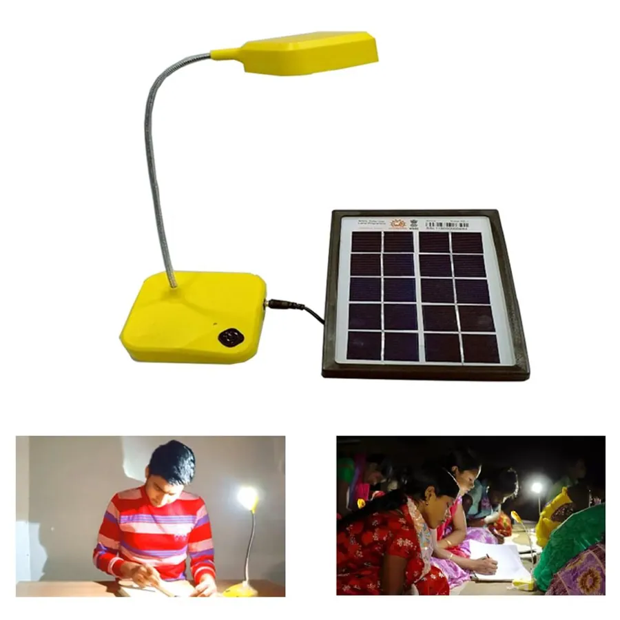 Mitva 1 W MS-21 Solar Study Light/Table Lamp, 10 Hours Battery Backup