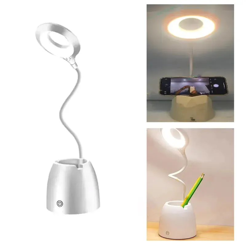 Solar Universe India Study Cum Desk LED Lamp With 3 Mode Table Lamp, Lithium Ion Battery, 1800mah