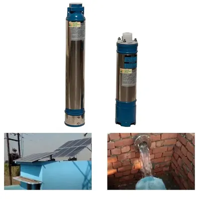 Solar Universe India 0.5 HP Solar Water Submersible Pump with 60 ft (18.28 m) Depth