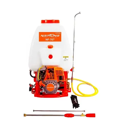 Neptune Knapsack Power Sprayer NF-767 (B), 25 L Petrol 31 CC 4 Stroke Pest Sprayer With Brass Pump