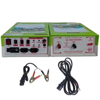 13 KV Metal Body Solar Zatka Machine for 50 Bigha Area For Agricultural Fields and Private Property