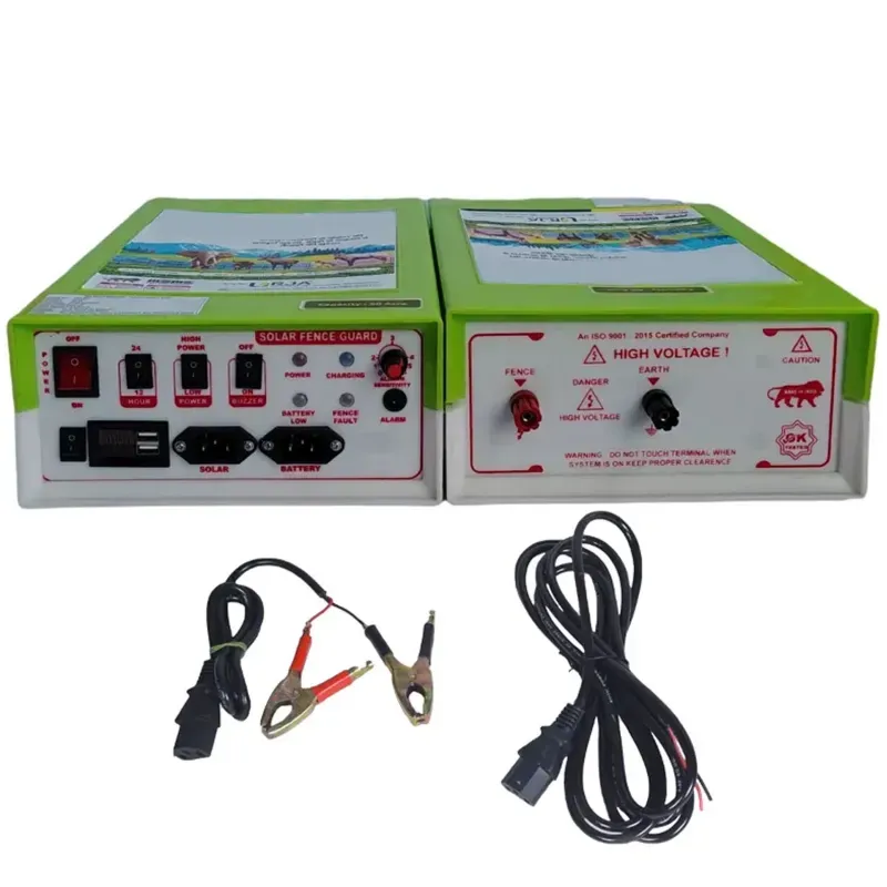 13 KV Metal Body Solar Zatka Machine for 50 Bigha Area For Agricultural Fields and Private Property