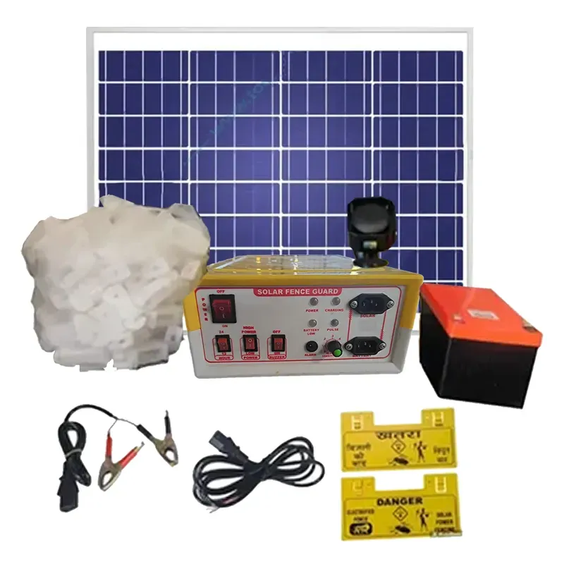 Khetpal 15 KV Solar Zatka Machine Combo Full Set for Area up to 50 Acre