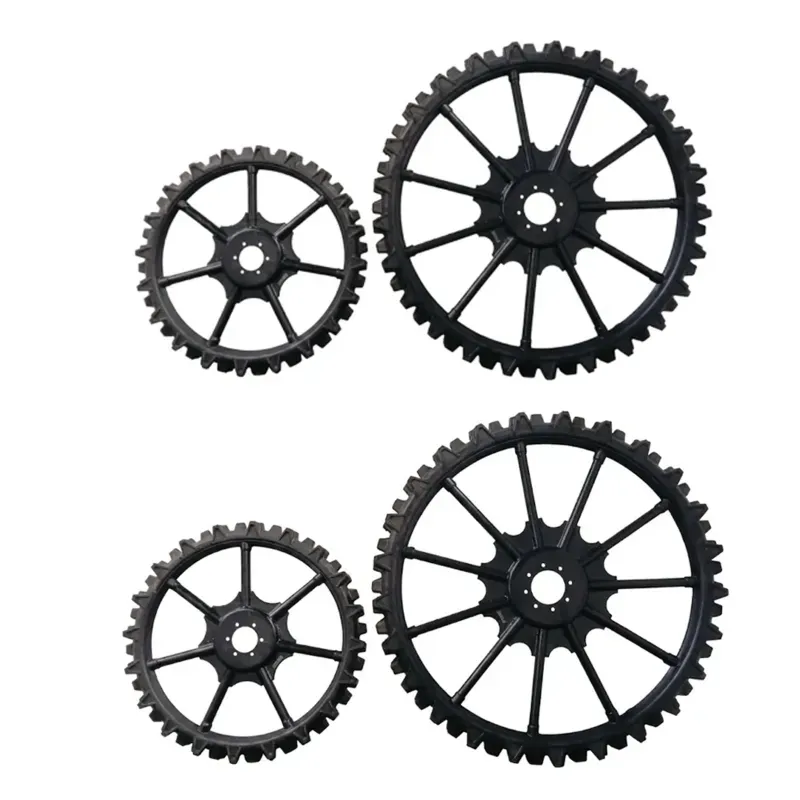 Dollss Soild Narrow Tractor Wheel Set, 1100*100 mm Front & 1600*120 mm Back for Boom Sprayer & Farming
