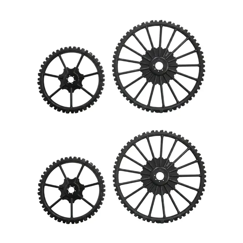 Dollss Soild Narrow Tractor Wheel Set, 1300*100 mm Front & 1800*120 mm Back for Boom Sprayer & Farming