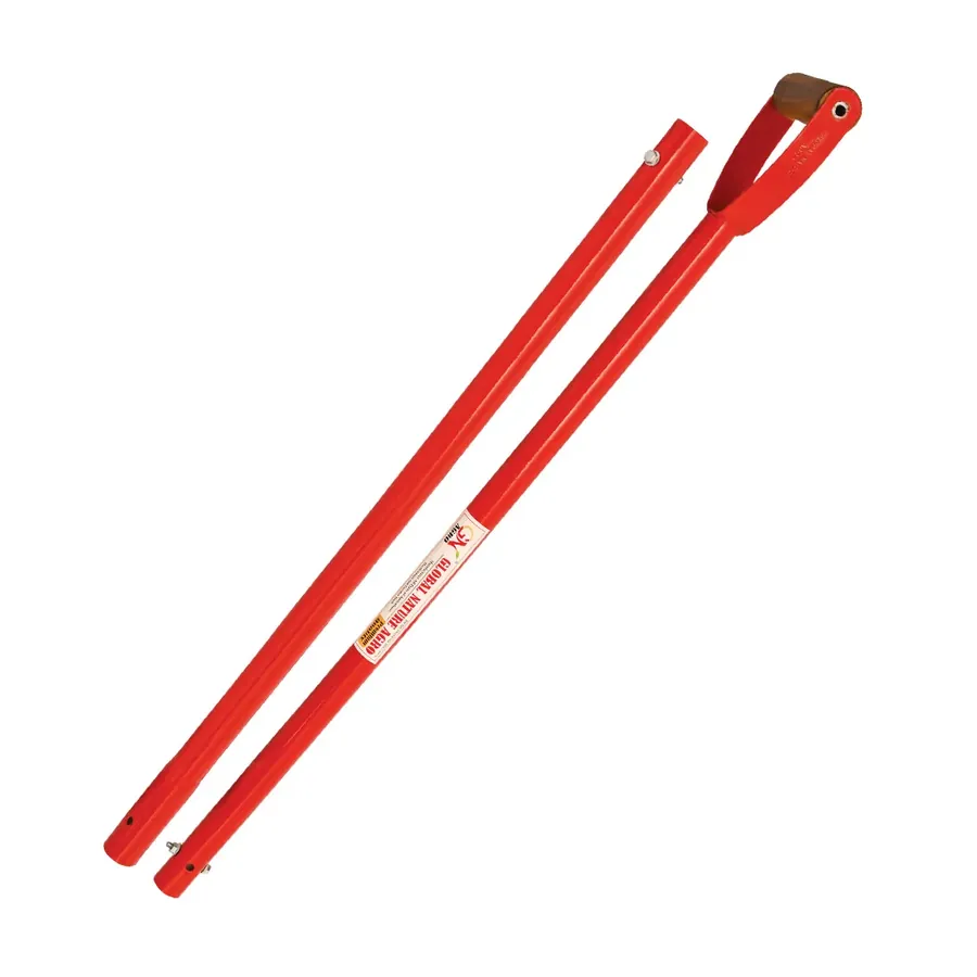 Global Nature Agro 4.25 ft Long Steel Handle With Wooden D-Grip, Suitable For All Garden Tools