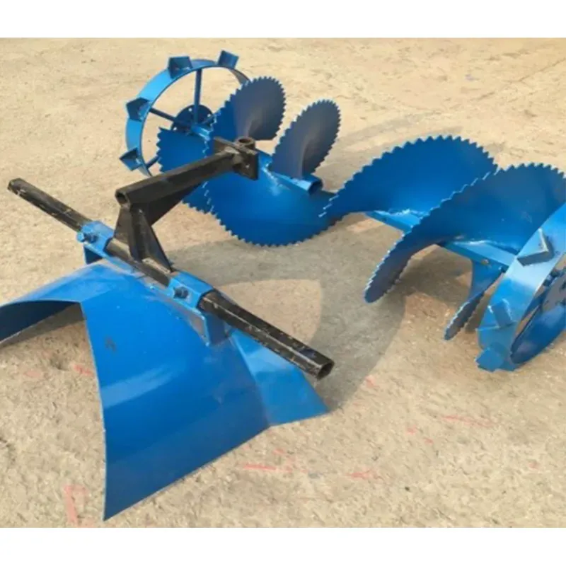 SPRAYMAN Spiral Bed Maker Attachment Combo Set for 7 to 12 HP Diesel Power Weeder