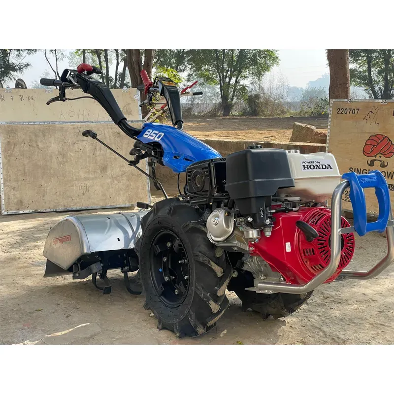 SPRAYMAN BSC 850, Self Start Back Rotary Power Tiller with 11.7 HP HONDA GX390 Petrol Engine