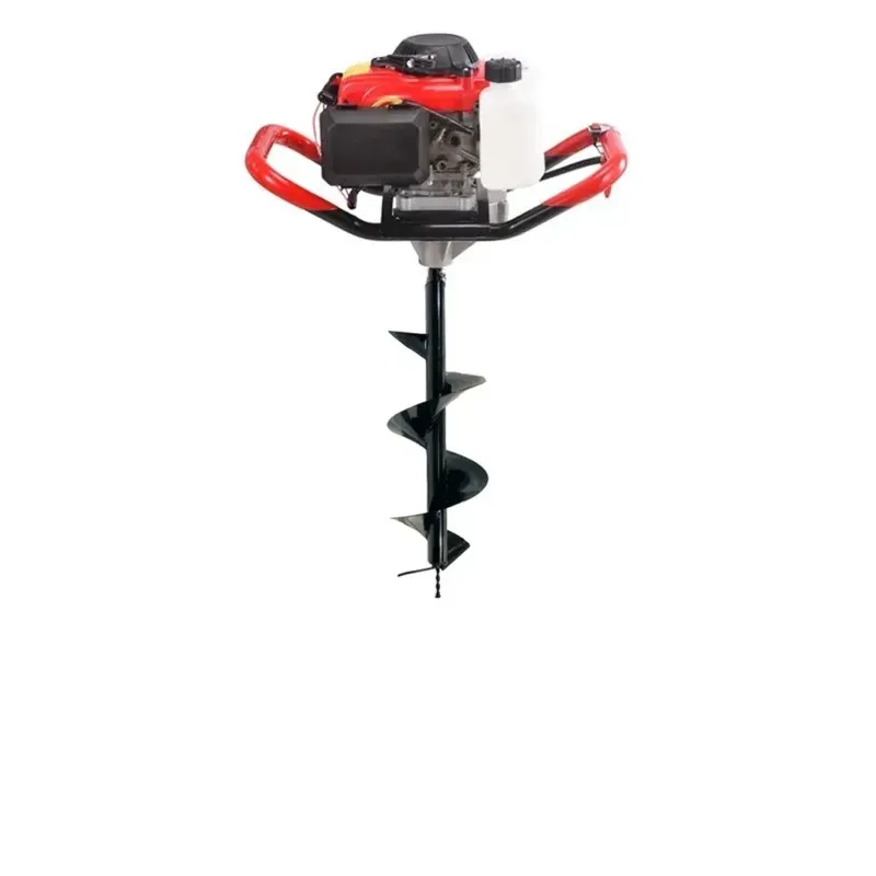 SPRAYMAN 82 CC 4 Stroke Petrol Earth Auger with 10 Inch Bit, Soil Drilling Machine SEA-8000
