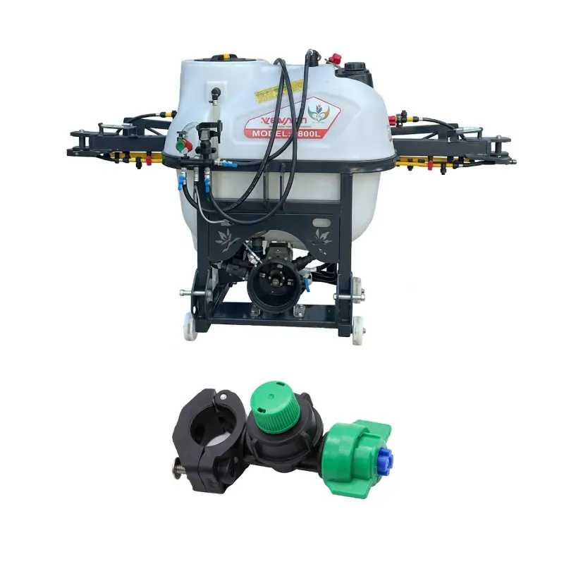 SPRAYMAN 300 Litre SP-300BS Tractor Mounted Diaphragm Boom Sprayer With Anti Drip With Flat Fan Blue Tip Nozzel