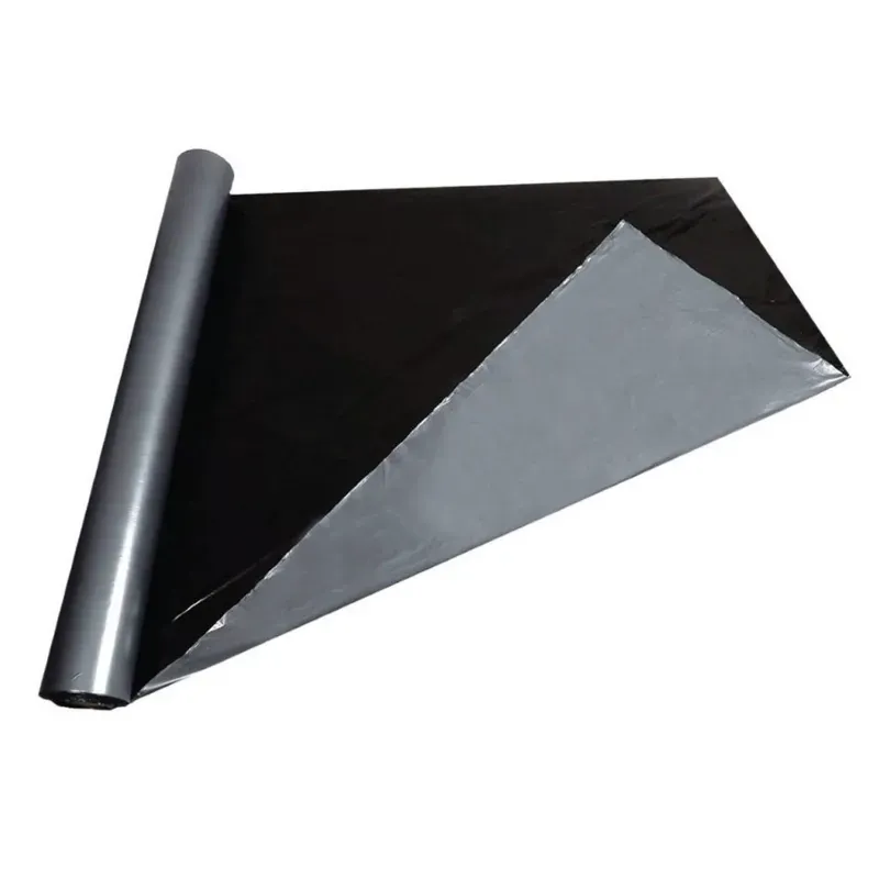 Hopewell 25 Micron, 4 ft x 1200 ft Eco Mulching Sheet for Agricultural Weed Control UV Stabilized Moisture Retention