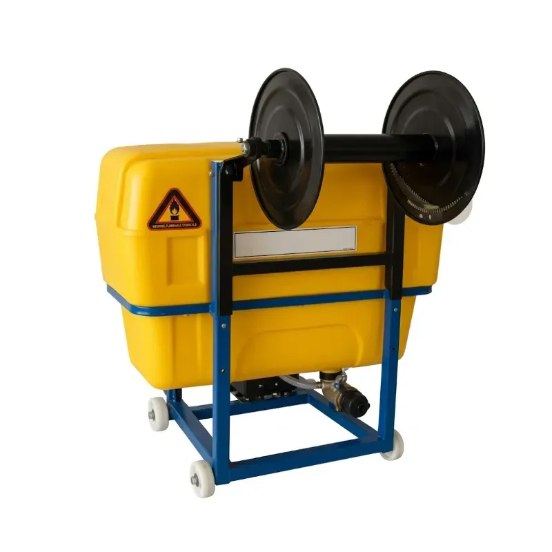 SPRAYMAN Metal Hose Reel For Manual Rewinding And Holding Spray Hose Upto 300 m With Brass Twister.