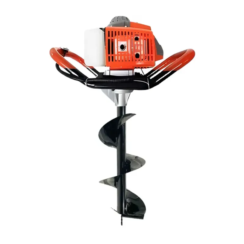 SPRAYMAN 68 CC Petrol Earth Auger with 12 Inch Bit, 2 Stroke Soil Drilling Machine SEA-7000