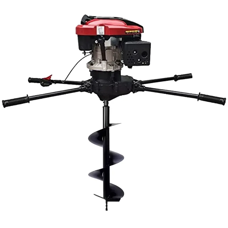 SPRAYMAN 173 CC 4 Stroke Two Man Earth Auger with 16 Inch Bit, Heavy Duty Post Hole Digger SEA-2002