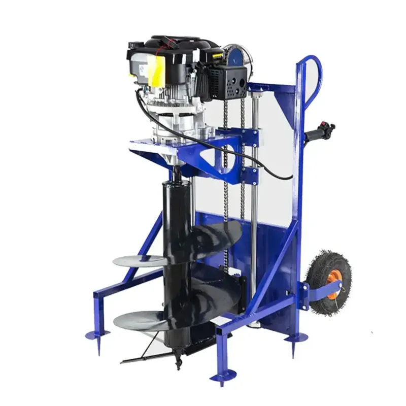 SPRAYMAN 196 CC 4 Stroke Stand Trolley Earth Auger with 16 Inch Bit, Soil Drilling Machine SEA-2002 HT