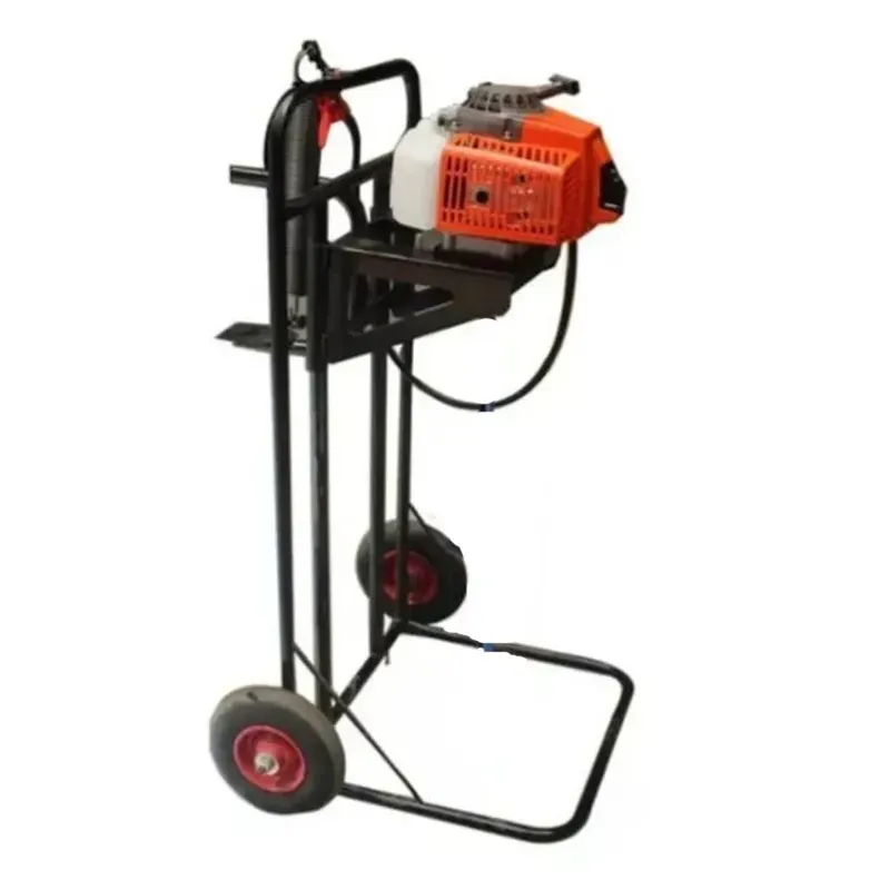 SPRAYMAN 68 CC Stand Trolley Earth Auger, 2 Stroke Heavy Duty Post Hole Digger (Without Bit) SEA-7000PT