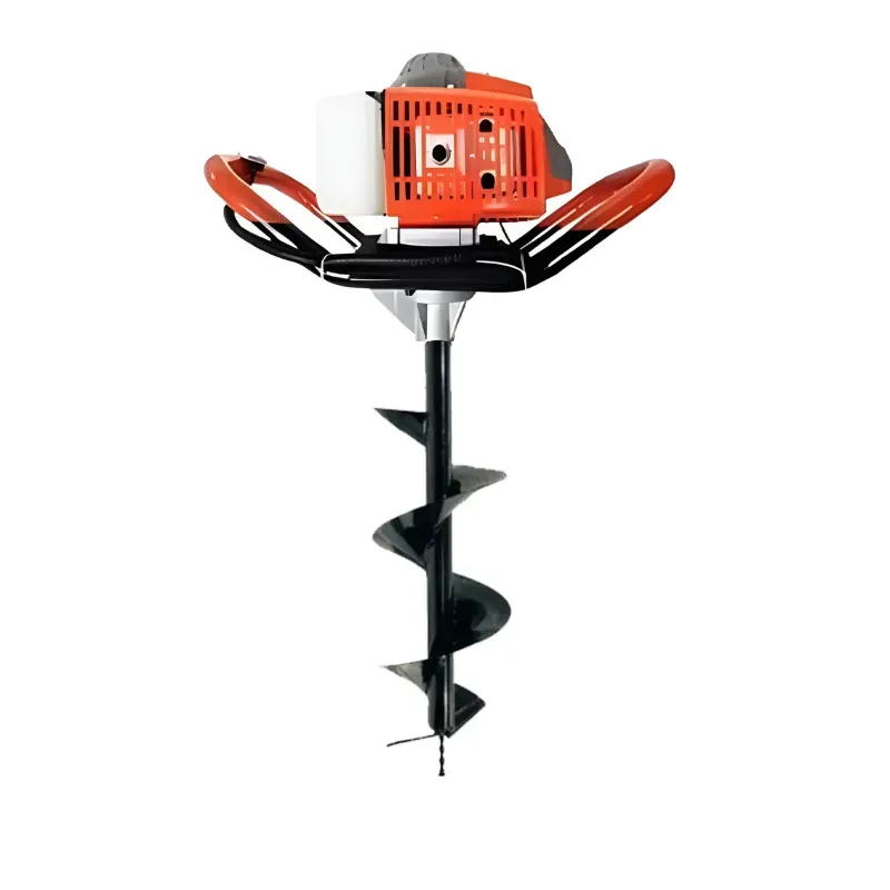 SPRAYMAN 68 CC Petrol Earth Auger with 10 Inch Bit, 2 Stroke Soil Drilling Machine SEA-7000