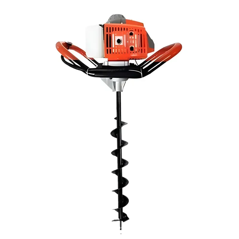 SPRAYMAN 68 CC Petrol Earth Auger with 4 Inch Bit, 2 Stroke Soil Drilling Machine SEA-7000