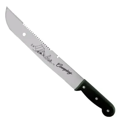 TRAMONTINA 26619/122 Stainless Steel 12 Inch Camping Machete (Knife) With Polypropylene Handle
