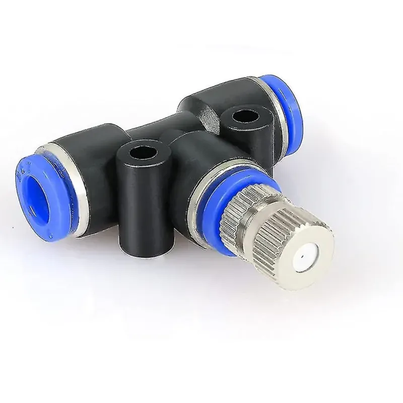 WaterSun SS 6 mm Mist Nozzle with TEE for agriculture, lawn, garden and greenhouse (Pack of 10 Pcs)