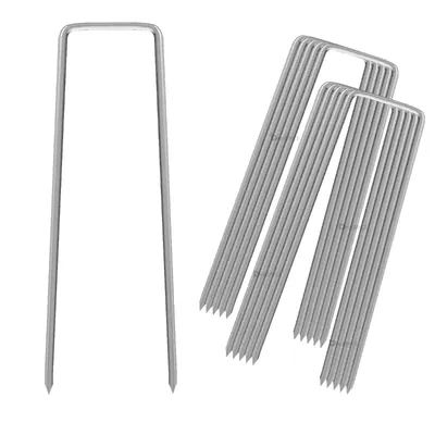 Siddhi Agritech 6 Inch (15 cm) Steel Nails for Weed Mat / Mulching Sheet (Quantity-10 pieces)