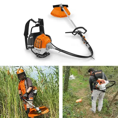 Stihl FR 230, 40.2 CC 2-Stroke Backpack Petrol Brush Cutter, 2.1 HP Grass Cutting Machine for Agriculture & Gardening