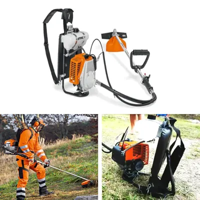 Stihl 1.1 HP FR-3001 Backpack Brush Cutter, 2 Stroke 30.5 CC with 2 T Blade