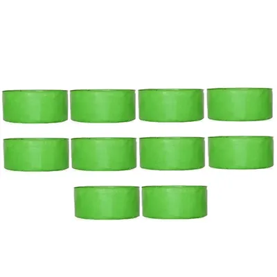 Shiv Biotech 250 GSM 10 pieces HDPE Round Shape Reusable Grow Bag, Suitable for Gardening and Nursery (Size-18 x 6 Inch)