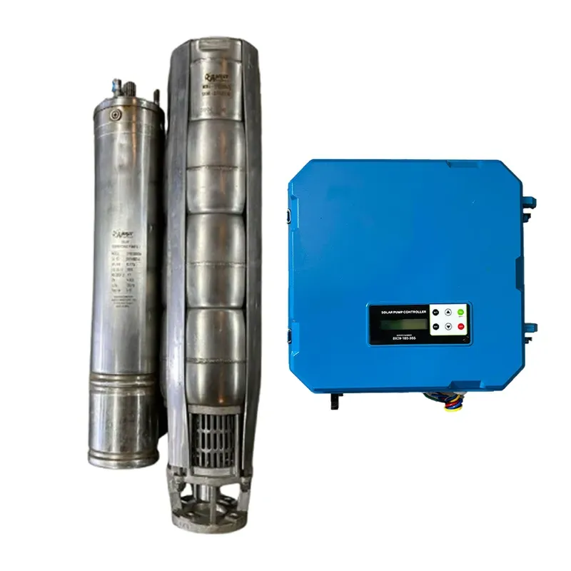 Amrut Energy 10 HP 50 m 380 V Oil Filled Solar Water Submersible Pump With Controller