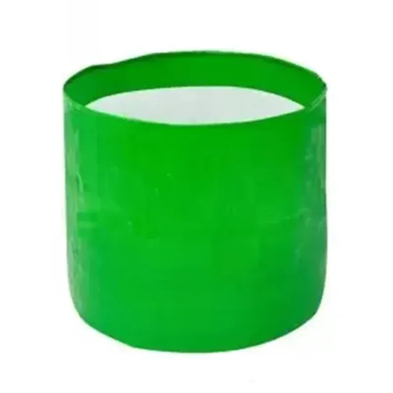 Shiv Biotech 250 GSM 8 x 8 Inch HDPE Round Shape Reusable Grow Bag, Suitable for Gardening and Nursery (Pack-15 pieces)